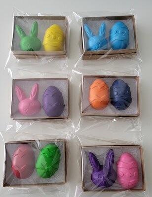 Easter Crayons - Set of 2 | Various Shapes and Colors | Easter Stuffers | Classroom Gifts - image3